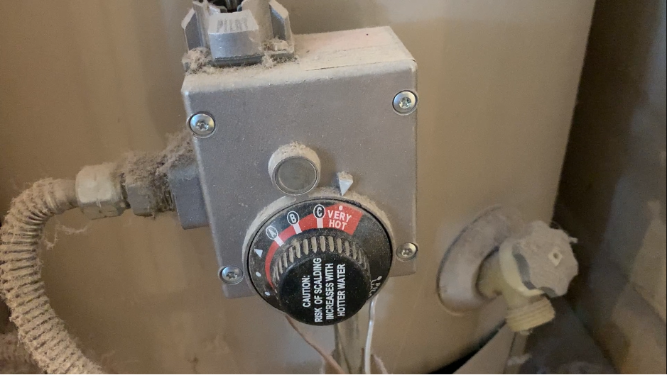 water heater knob