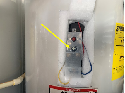 water heater- thermostat adjustment